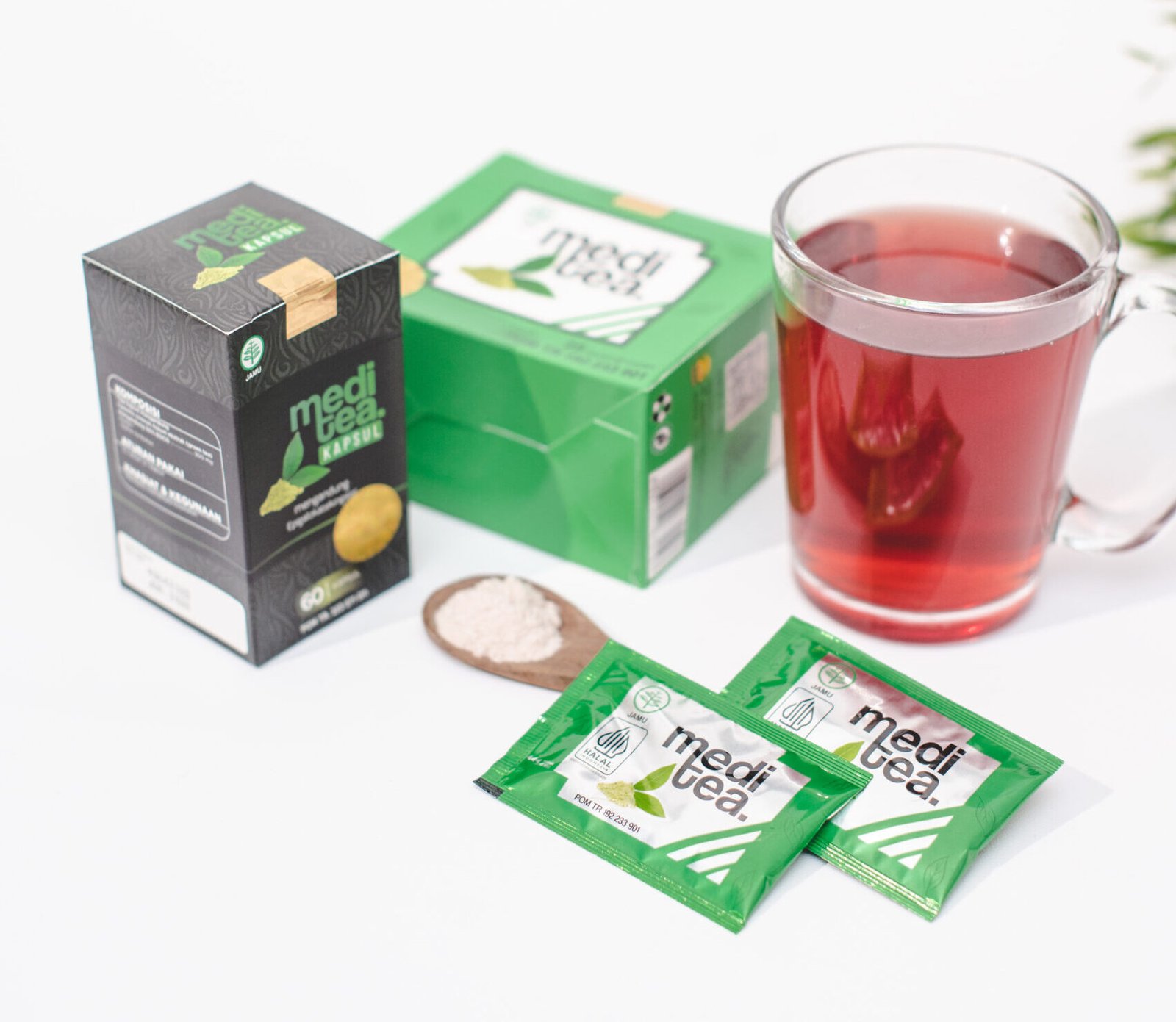 Produk Meditea Teh Hijau Anti-Kanker dan Penambah Imun